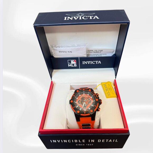 NWT! Invicta MLB - Baltimore Orioles 43485- Men's Quartz Watch - 51mm - Picture 6 of 11